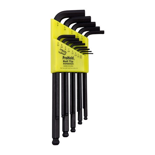 PROHOLD TIP BALL END WRENCHES PROHOLD TIP BALL END L-WRENCHES-INCH PROHOLD TIP BALL END WRENCHES PROHOLD TIP BALL END L-WRENCHES-INCH