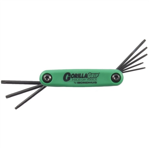 GORILLA GRIP® FOLD-UP WRENCH SETS GORILLA GRIP TORX WRENCH 8-PIECE SET (T6-T25) GORILLA GRIP® FOLD-UP WRENCH SETS GORILLA GRIP TORX WRENCH 8-PIECE SET (T6-T25)