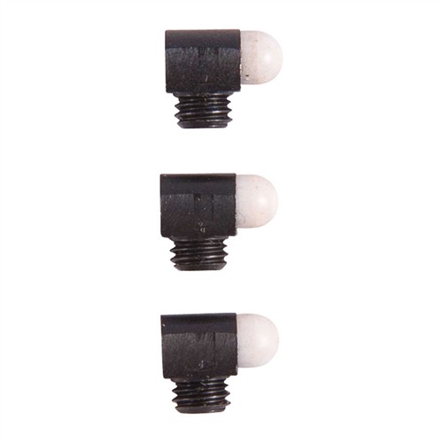 SIGHT BEADS STD BEAD, 1/8” 6-48 TPI, 5/64” SHANK, WHITE, 3-PAK SIGHT BEADS STD BEAD, 1/8” 6-48 TPI, 5/64” SHANK, WHITE, 3-PAK