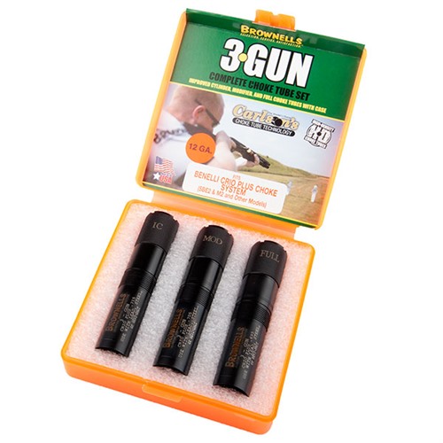 12GA 3-GUN CRIO CHOKE TUBE SET 3-GUN EXTENDED CHOKE TUBE SET FOR BENELLI CRIO & CRIO PLUS 12GA 3-GUN CRIO CHOKE TUBE SET 3-GUN EXTENDED CHOKE TUBE SET FOR BENELLI CRIO & CRIO PLUS