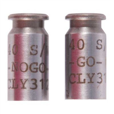 CLYMER GO & NO-GO HEADSPACE GAUGE SETS 40 S&W HEADSPACE GAUGE KIT STEEL