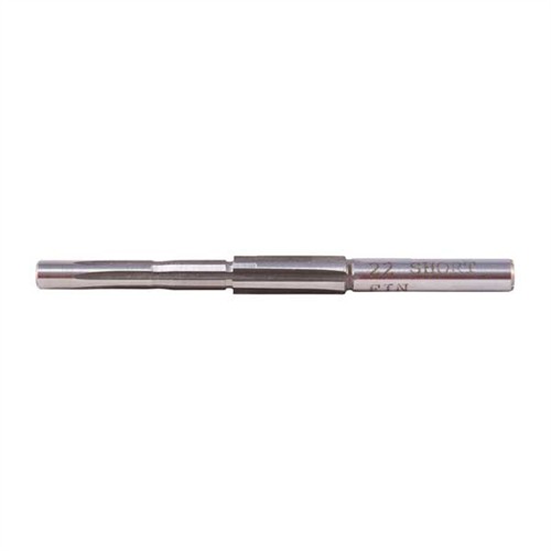 .22 RIMFIRE RIFLE/AUTO PISTOL/REVOLVER REAMERS RIMFIRE RIFLE/AUTO PISTOL FIN. STYLE FITS .22 SHORT RIFLE .22 RIMFIRE RIFLE/AUTO PISTOL/REVOLVER REAMERS RIMFIRE RIFLE/AUTO PISTOL FIN. STYLE FITS .22 SHORT RIFLE