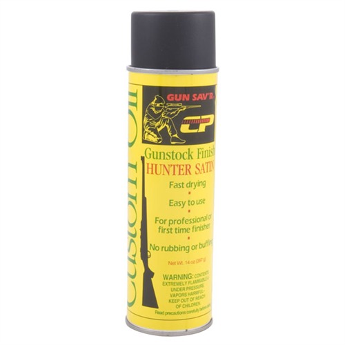 GUN SAV’R CUSTOM OIL GUNSTOCK FINISH HUNTER SATIN 14 OZ.