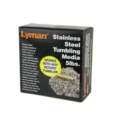 Rotary Case Stainless Steel Media 5lbs STAINLESS STEEL TUMBLING MEDIA 5LBS