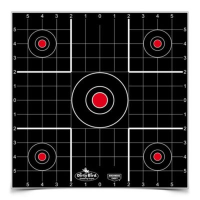 Dirty Bird 12” Sight-In Target 100 Sheet Pack DIRTY BIRD 12” SIGHT-IN TARGET 100 SHEET PACK