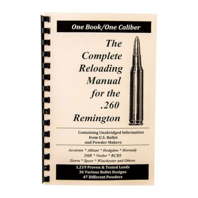 Loadbooks .260 Remington Each LOADBOOKS .260 REMINGTON EACH