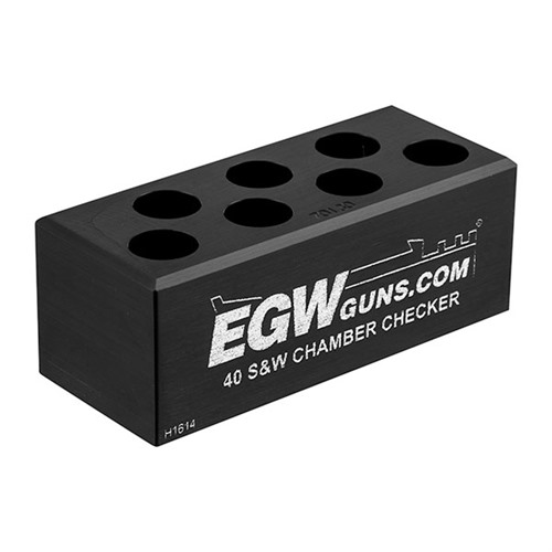 7-HOLE CHAMBER CHECKERS .40 S&W 7-HOLE CARTRIDGE CHECKER 7-HOLE CHAMBER CHECKERS .40 S&W 7-HOLE CARTRIDGE CHECKER