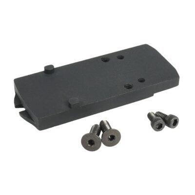 ADAPTER PLATE FOR SIG SAUER M17 DELTAPOINT PRO TO TRIJICON RMR OPTIC READY ADAPTER PLATE FOR TRIJICON RMR FITS SIG M17 BLK