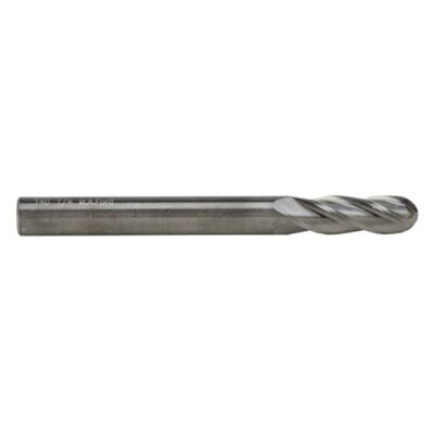 SOLID CARBIDE BALL END MILLS BALL END MILL, CARBIDE, 1/4”