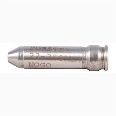 FORSTER SAAMI RIMLESS HEADSPACE GAUGES 22-250 REMINGTON NO-GO GAUGE HEADSPACE GAUGE STEEL