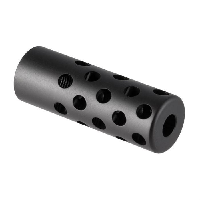 QUIET MUZZLE BRAKE 6.5 CALIBER QUIET MUZZLE BRAKE 6.5 CALIBER 5/8-24 STEEL MATTE BLUED QUIET MUZZLE BRAKE 6.5 CALIBER QUIET MUZZLE BRAKE 6.5 CALIBER 5/8-24 STEEL MATTE BLUED