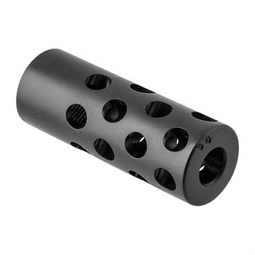 QUIET MUZZLE BRAKE 30 CALIBER QUIET MUZZLE BRAKE 30 CALIBER 1/2-28 STEEL MATTE BLUED QUIET MUZZLE BRAKE 30 CALIBER QUIET MUZZLE BRAKE 30 CALIBER 1/2-28 STEEL MATTE BLUED