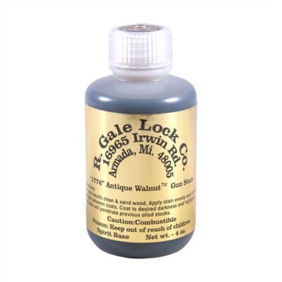GUN STOCK STAIN ANTIQUE WALNUT STAIN, 4 OZ.