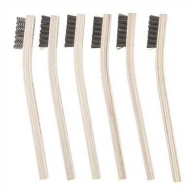 HEAVY-DUTY CRIMPED WIRE GUNSMITH BRUSHES GUNSMITH HEAVY DUTY BRUSH, SS  WIRE, CRIMPLED, 6 PACK