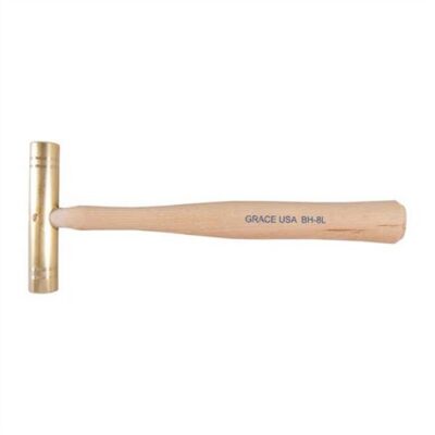 GUNSMITH’S BRASS HAMMER BRASS HAMMER WIDE 8OZ