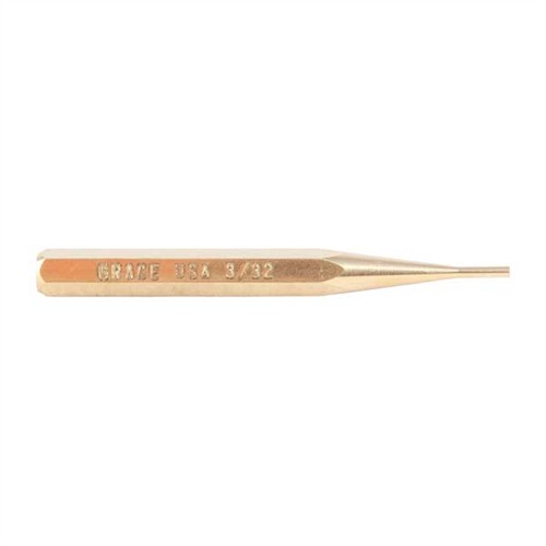 BRASS PUNCH SET 3/32” (2.4MM) BRASS PIN PUNCH