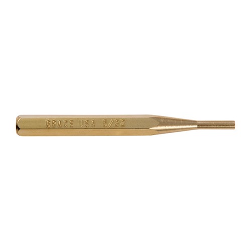 BRASS PUNCH SET 5/32” (4MM) BRASS PIN PUNCH
