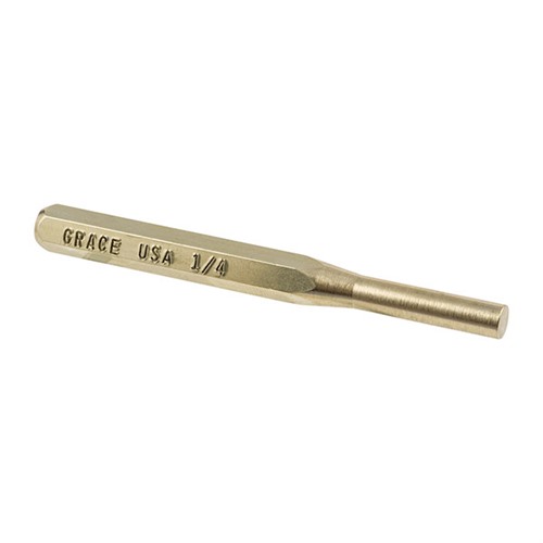 BRASS PUNCH SET 1/4” (6.4MM) BRASS PIN PUNCH