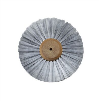 .0025” STAINLESS STEEL BRUSHING WHEELS 2 ROW SUPER-SOFT CARDING WHEEL
