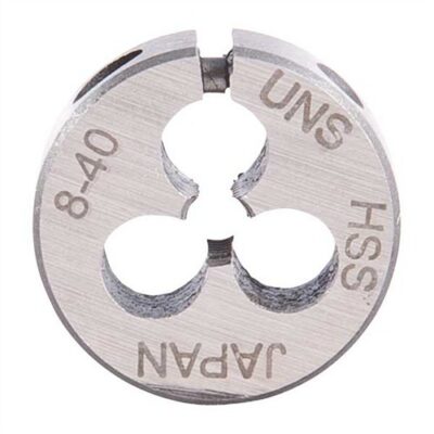 WIRE GAUGE CARBON DIES ROUND WIRE GAUGE CARBON DIE 13/16” DIAMETER 8-40 THREAD