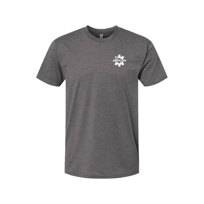 BADGED BOLT FACE T-SHIRTS BADGED BOLTHEAD LOGO UNISEX T-SHIRT GRAY LG BADGED BOLT FACE T-SHIRTS BADGED BOLTHEAD LOGO UNISEX T-SHIRT GRAY LG