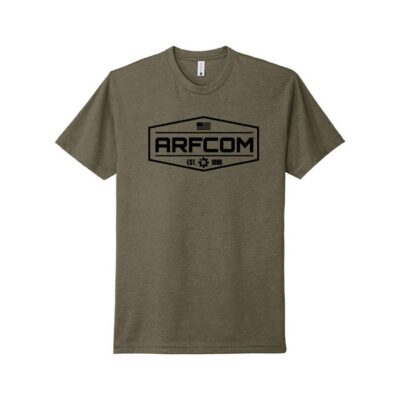 SHIELD LOGO T-SHIRTS SHIELD LOGO UNISEX T-SHIRT OLIVE X-LARGE