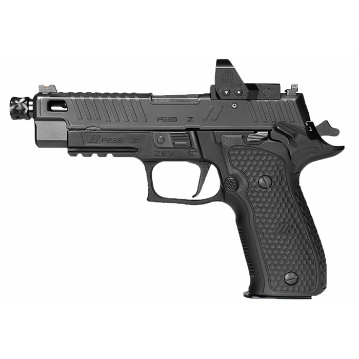 P226 ZEV 9MM LUGER HANDGUN P226 ZEV 9MM LUGER 4.9” BBL (3)15RD MAGS SAO BLACK P226 ZEV 9MM LUGER HANDGUN P226 ZEV 9MM LUGER 4.9” BBL (3)15RD MAGS SAO BLACK