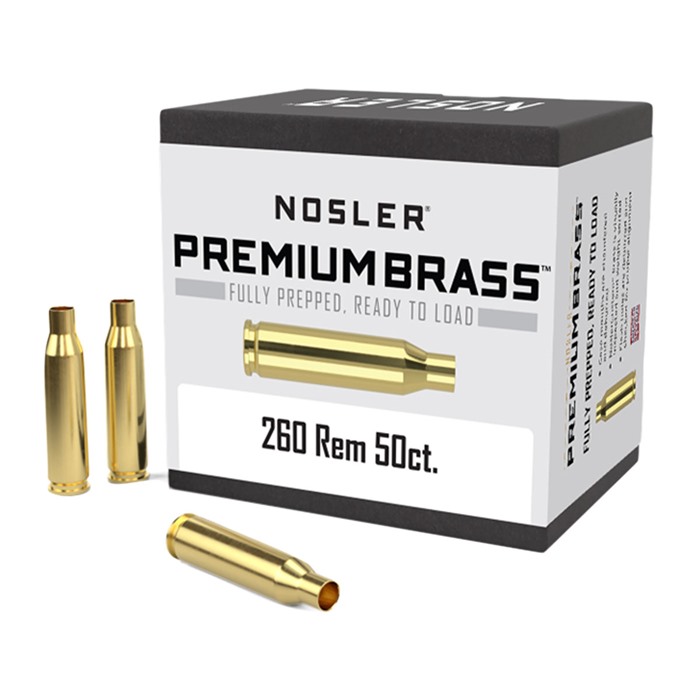 260 REMINGTON PREMIUM BRASS 260 REMINGTON BRASS 50/BOX 260 REMINGTON PREMIUM BRASS 260 REMINGTON BRASS 50/BOX