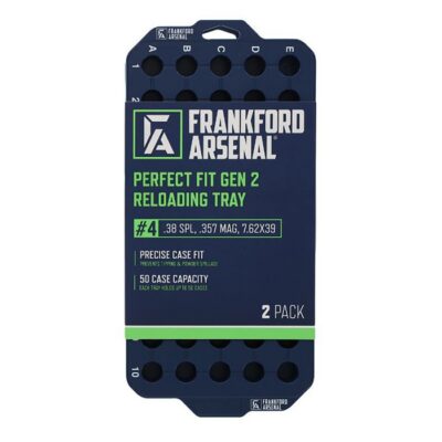 GEN 2 PERFECT-FIT RELOADING TRAYS #4 PERFECT FIT GEN2 RELOAD TRAY .38 SPL. .357 MAG 2PK 50 RD
