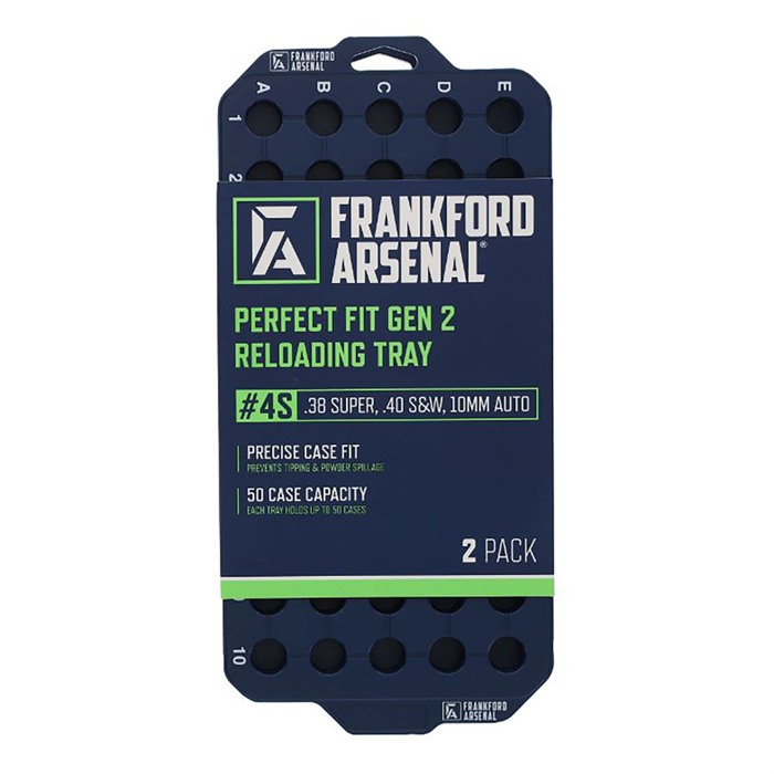 GEN 2 PERFECT-FIT RELOADING TRAYS #4S PERFECT FIT GEN2 RELOAD TRAY .38 SUPER .40 S&W 2PK 50 RD GEN 2 PERFECT-FIT RELOADING TRAYS #4S PERFECT FIT GEN2 RELOAD TRAY .38 SUPER .40 S&W 2PK 50 RD