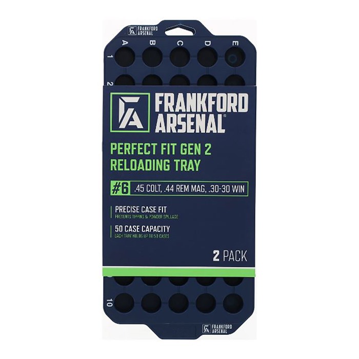 GEN 2 PERFECT-FIT RELOADING TRAYS #6 PERFECT FIT G2 RELOAD TRAY .45 COLT .44 REM MAG 2PK 50 RD GEN 2 PERFECT-FIT RELOADING TRAYS #6 PERFECT FIT G2 RELOAD TRAY .45 COLT .44 REM MAG 2PK 50 RD