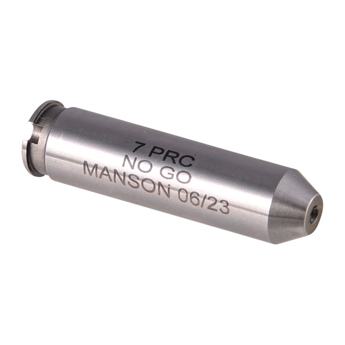 MANSON PRECISION RIMLESS CARTRIDGE HEADSPACE GAUGE 7MM PRC NO GO GAUGE HEADSPACE GAUGE STEEL MANSON PRECISION RIMLESS CARTRIDGE HEADSPACE GAUGE 7MM PRC NO GO GAUGE HEADSPACE GAUGE STEEL