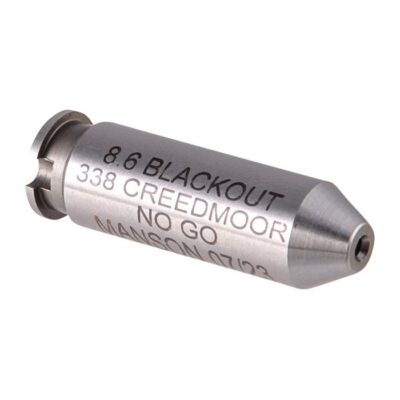 MANSON PRECISION RIMLESS CARTRIDGE HEADSPACE GAUGE 8.6 BLACKOUT NO GO GAUGE HEADSPACE GAUGE STEEL