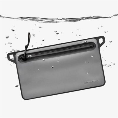 DAKA® WATERPROOF WINDOW POUCHES DAKA WATERPROOF WINDOW POUCH MEDIUM BLACK
