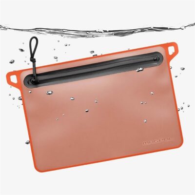 DAKA® WATERPROOF WINDOW POUCHES DAKA WATERPROOF WINDOW POUCH LARGE ORANGE