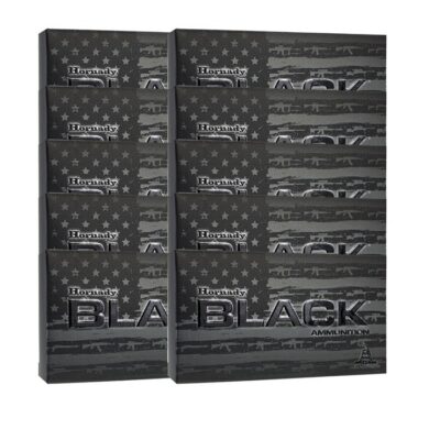 BLACK™ 22 ARC ELD® MATCH POLYMER TIPPED RIFLE AMMO BLACK 22 ARC 75GR ELD MATCH POLYMER TIPPED 200/CASE