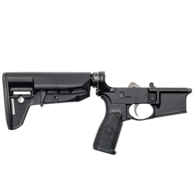 AR-15 COMPLETE WIDEBODY LOWER RECEIVER WITH MOD-2-SOPMOD STOCK COMPLETE WIDEBODY LOWER RECEIVER WITH MOD-2-SOPMOD STOCK BLK