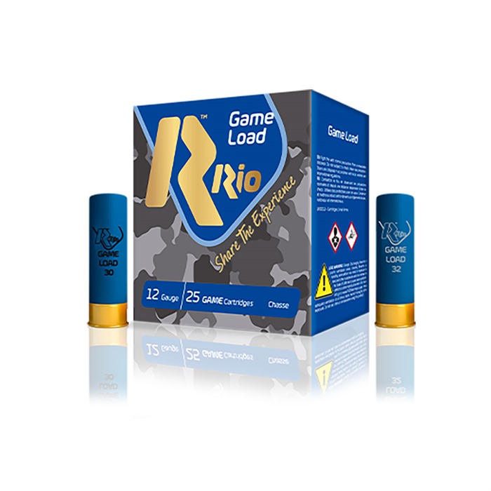 GAME LOAD 32 12 GAUGE 2-3/4” #6 SHOT SHOTGUN AMMO GAME LOAD 32 12 GAUGE 2-3/4” 1-1/8OZ #6 SHOT 25/BOX