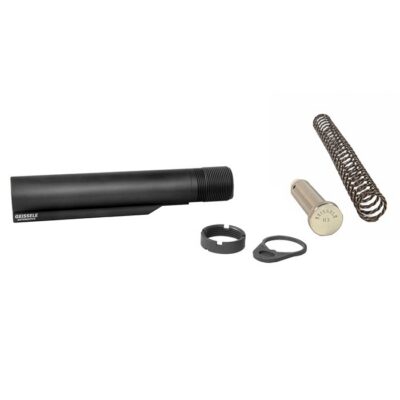AR-15 PREMIUM MIL-SPEC BUFFER TUBE ASSEMBLY WITH SUPER 42 AR15 PREMIUM MILSPEC BUFFER TUBE ASSEMBLY W/SUPER 42, H3 BLK