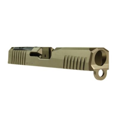 DUSK G19 GEN3 RMR CUT STRIPPED SLIDE DUSK G19 GEN3 9MM LUGER RMR CUT STRIPPED SLIDE FDE