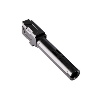 CROWN PORTED 9MM LUGER HANDGUN BARREL BRN PISTOL PORTED G19 GEN3 9MM LUGER 3.9” BARREL NITRIDE