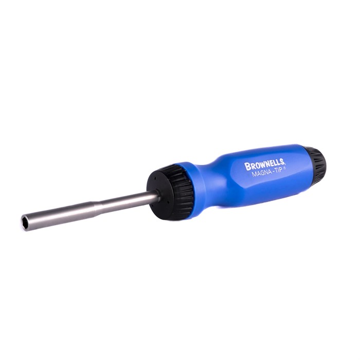 MAGNA-TIP RATCHETING SCREWDRIVER HANDLE MAGNA-TIP RATCHETING SCREWDRIVER, BLUE