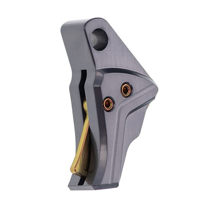ADJUSTABLE TRIGGER FOR GLOCK® ITTS TRIGGER FOR GLOCK 43/43X/48 GRY/GLD SCREW ADJUSTABLE TRIGGER FOR GLOCK® ITTS TRIGGER FOR GLOCK 43/43X/48 GRY/GLD SCREW