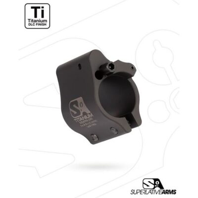 AR-15 CLAMP ON ADJUSTABLE GAS BLOCK AR-15 CLAMP ON TITANIUM ADJUSTABLE GAS BLOCK .875” BLACK