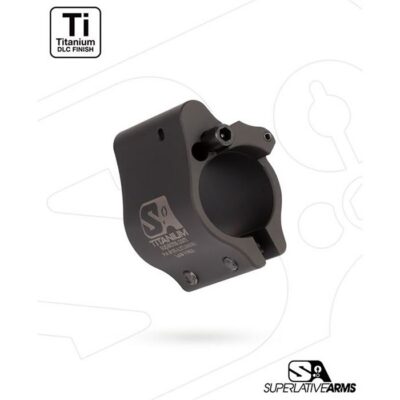AR-15 CLAMP ON ADJUSTABLE GAS BLOCK AR-15 CLAMP ON TITANIUM ADJUSTABLE GAS BLOCK .936” BLACK