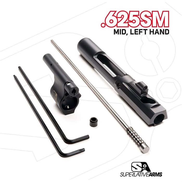AR-15 ADJUSTABLE PISTON SYSTEM W/0.625” GAS BLOCK LEFT HAND AR-15 ADJ PISTON SYSTEM W/SOLID .625” GAS BLOCK MIDLENGTH LH AR-15 ADJUSTABLE PISTON SYSTEM W/0.625” GAS BLOCK LEFT HAND AR-15 ADJ PISTON SYSTEM W/SOLID .625” GAS BLOCK MIDLENGTH LH