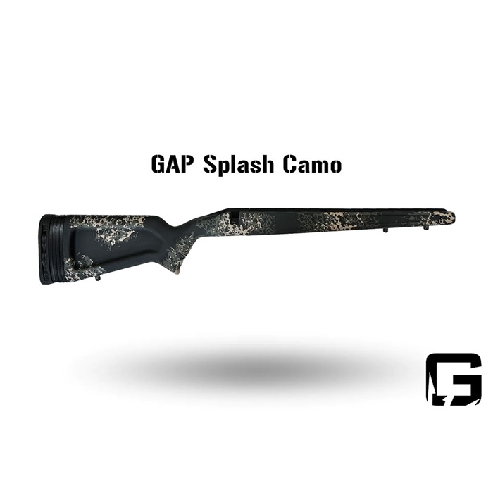 EAGLE RIFLE STOCK EAGLE LONG ACTION RIGHT HAND RIFLE STOCK GAP SPLASH CAMO EAGLE RIFLE STOCK EAGLE LONG ACTION RIGHT HAND RIFLE STOCK GAP SPLASH CAMO