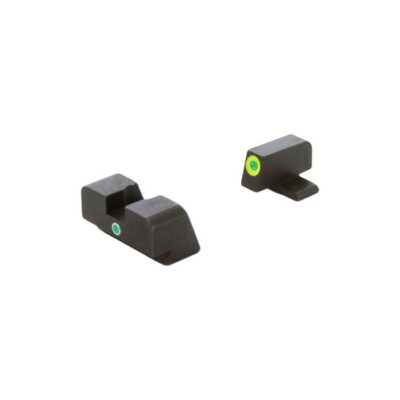 i-DOT TRITIUM SIGHT SET FOR FN HIGH POWER® I-DOT SIGHT SET LUMIGREEN OUTLINE  FOR FN HIGH POWER BLACK