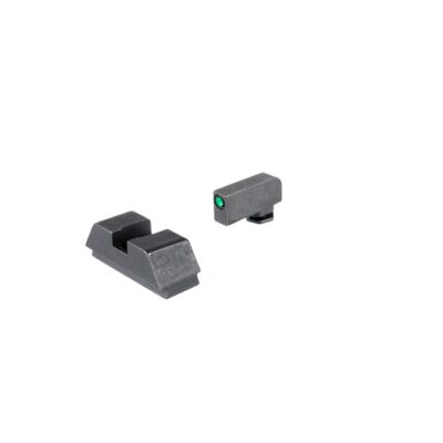 1L TALL OPTIC COMPATIBLE TRITIUM SIGHT SET FOR GLOCK® MOS 1L OPTIC COMP SIGHTS TRIT/BLACK-OL .220”F /.295”R FOR GLOCK
