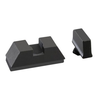 2L TALL OPTIC COMPATIBLE SERRATED SIGHT SET FOR GLOCK® 2L OPTIC COMP SIGHTS SERRATD FRONT .240”F /.315”R FOR GLOCK